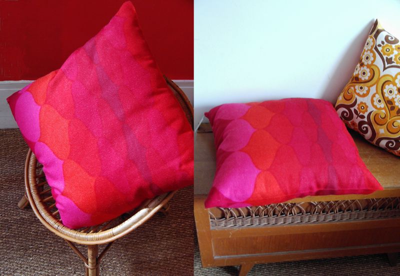 Coussin rouge