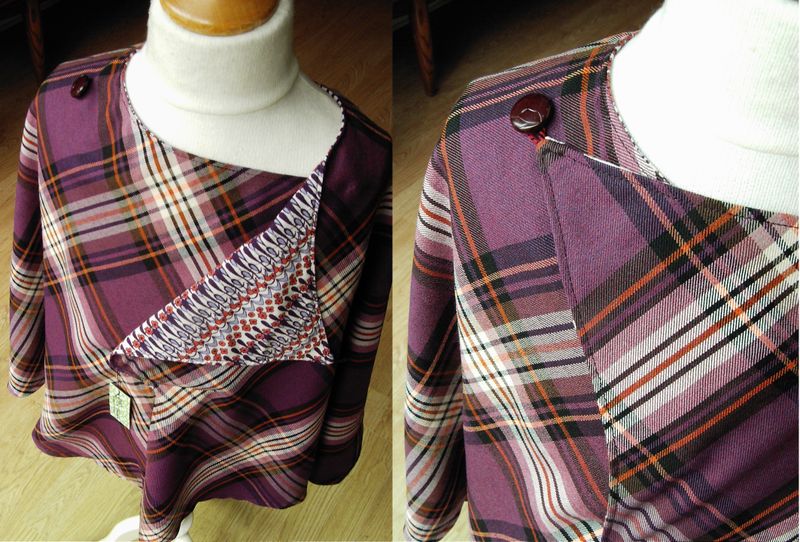 Poncho 6-9 violet