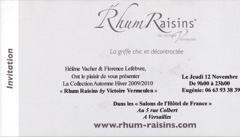 Rhum raisins
